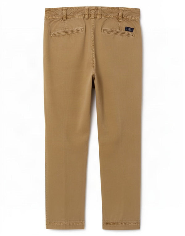 Pantaloni chino subțiri Gant Soho pentru femei, cu talie joasă, L31 L34, bumbac maro