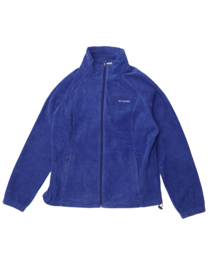 Jachetă din lână COLUMBIA pentru femei UK 18 XL Albastru Poliester