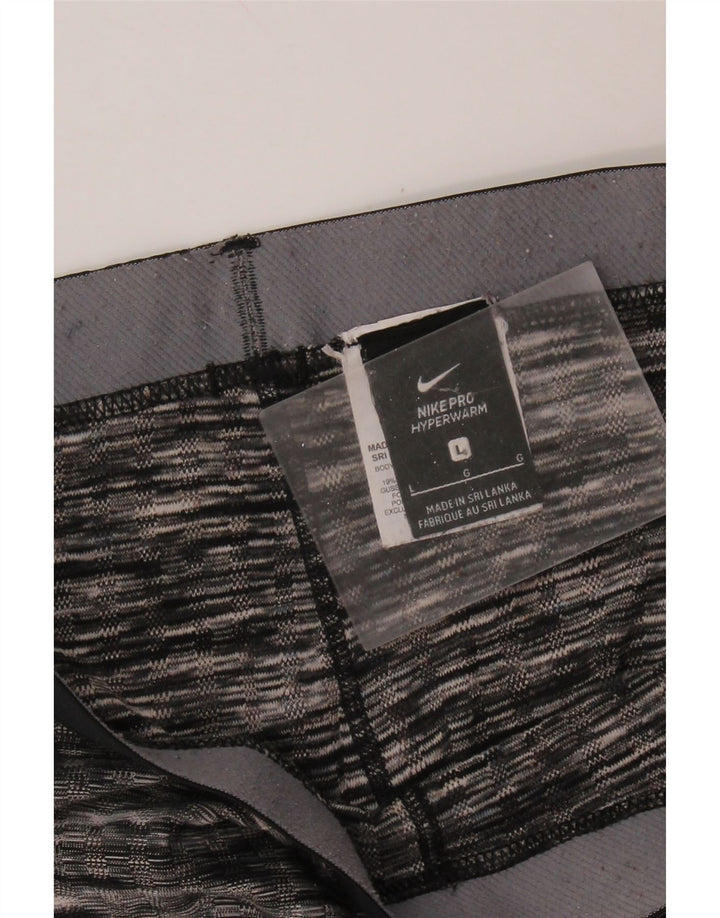 Leggings grafici pentru femei NIKE UK 14 Poliester cu dungi negre mari