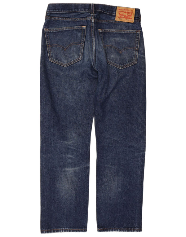 Blugi drepti pentru bărbați Levi's 505 W32 L29 Bumbac albastru