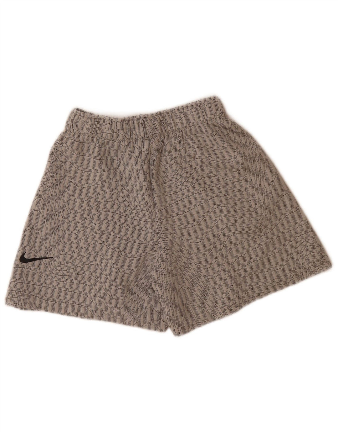 Pantaloni scurți sport Nike pentru femei UK 6 XS Gri Geometric Poliester