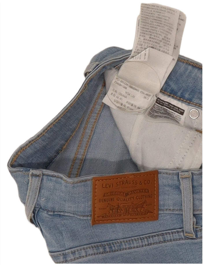 Blugi skinny pentru femei Levi's W26 L30 Lyocell albastru