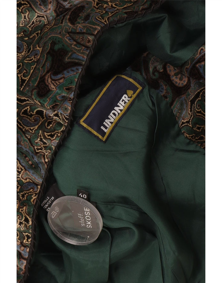 Blazer Vintage pentru femei cu 5 nasturi EU 40 Medium Multicolor Paisley