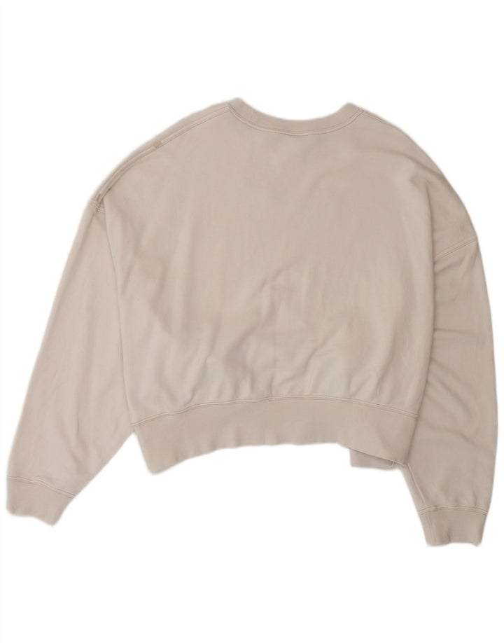 Pulover NIKE pentru femei oversized Crop Graphic Pulover UK 16 Large White