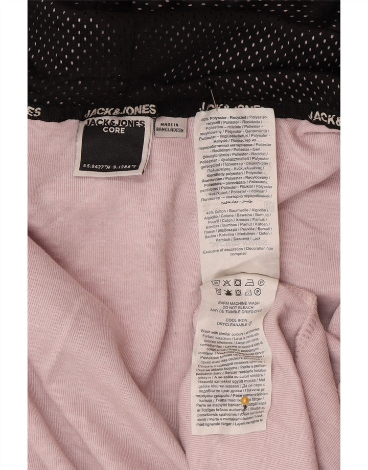Pulover Jack & Jones pentru bărbați, cu fermoar, poliester roz mare