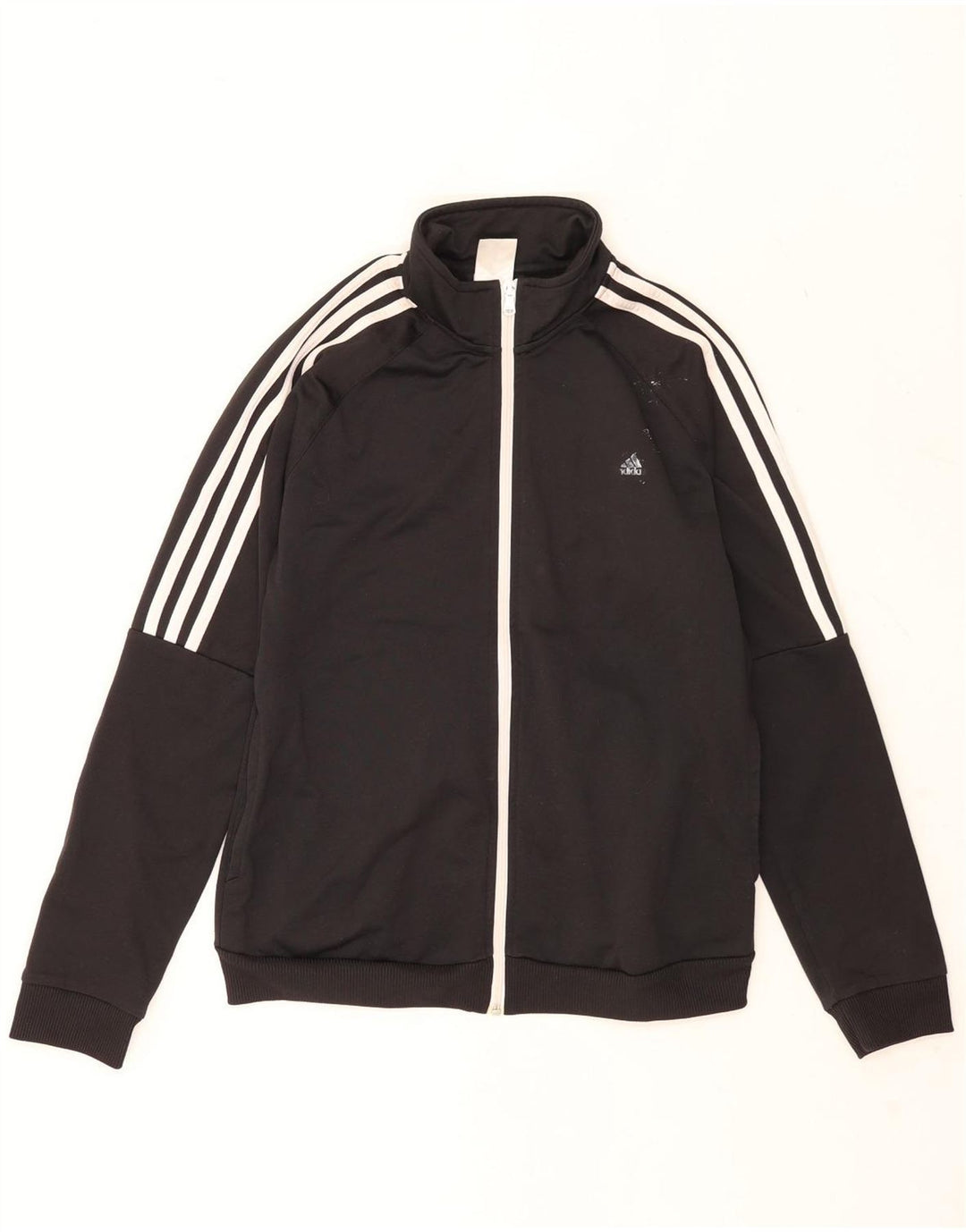 Jachetă de trening Adidas pentru femei UK 12/14 Poliester mediu negru