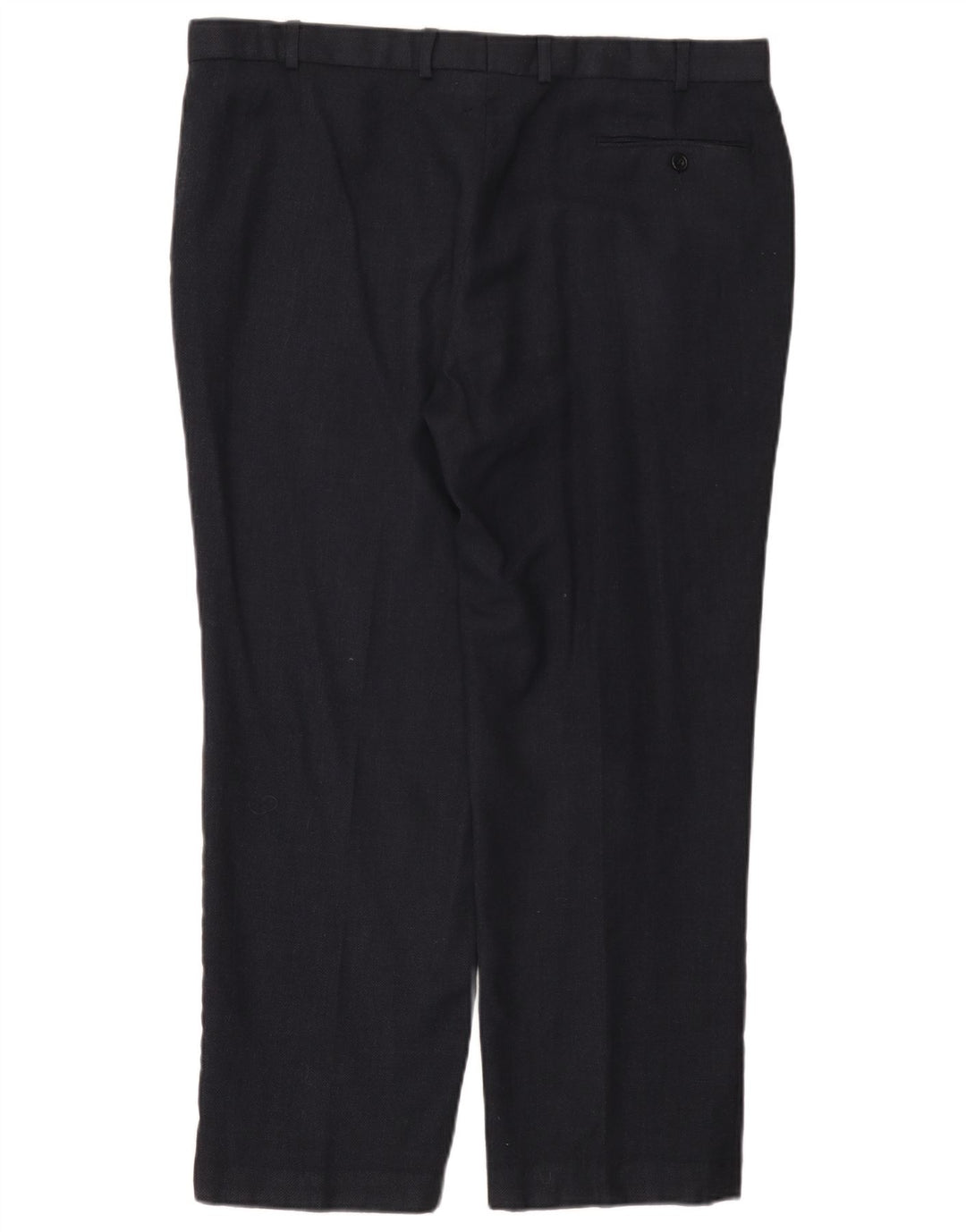 Marks & Spencer Pantaloni drepți pentru bărbați L40 L29 Lână bleumarin