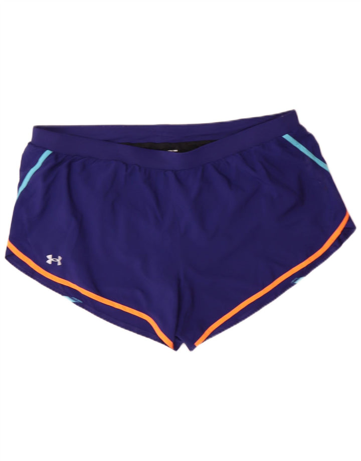 Pantaloni scurti sport pentru femei UNDER ARMOUR Heat Gear UK 22 3XL Poliester bleumarin