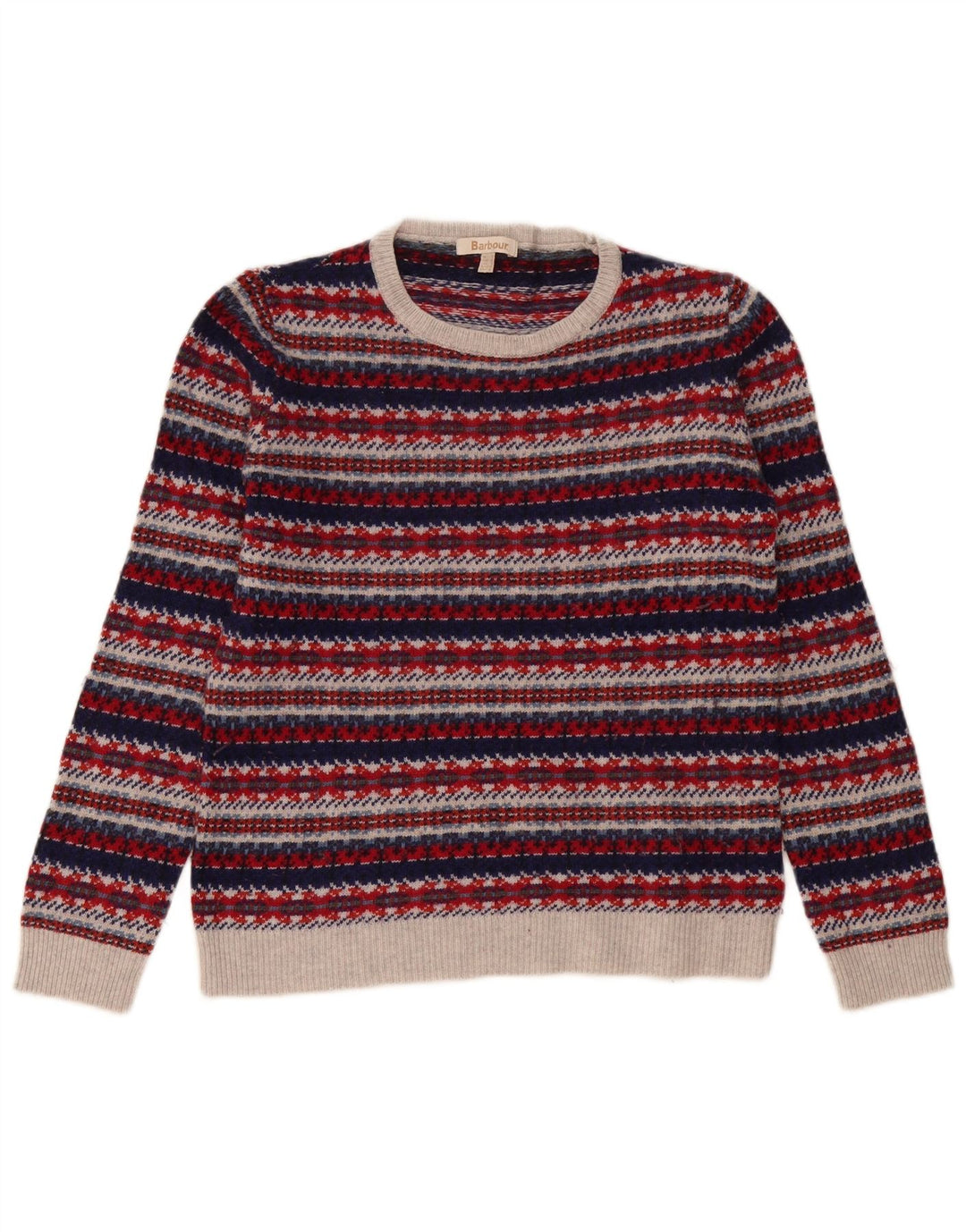 Pulover Barbour pentru damă, cu gâtul turn, pulover UK 12 mediu multicolor