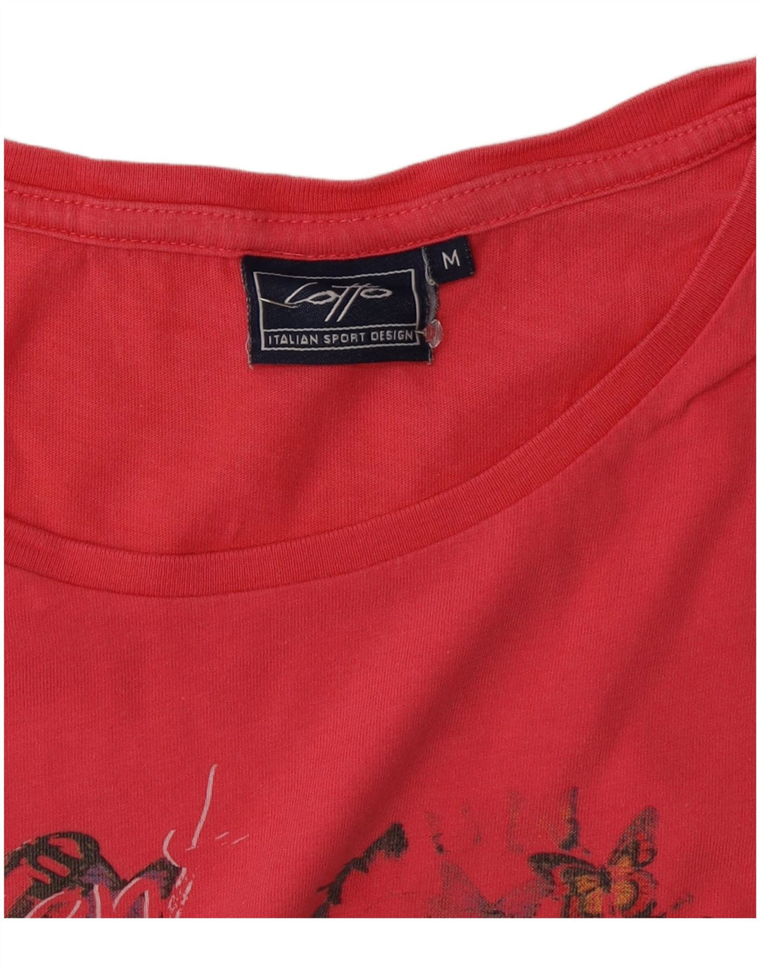 Tricou grafic pentru femei Lotto Top UK 12 Medium Pink