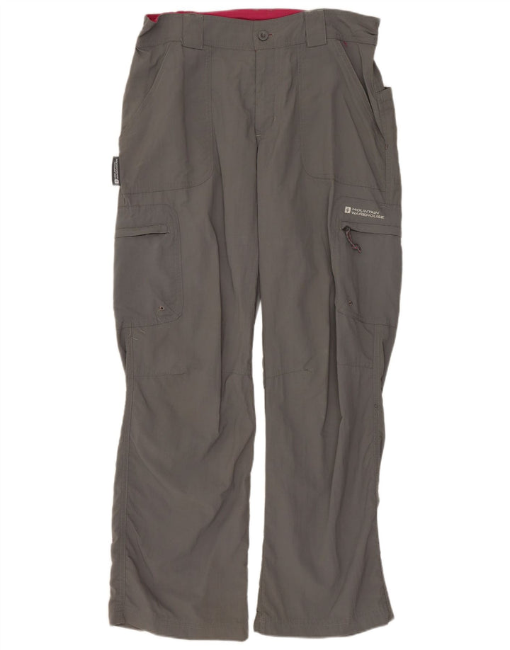 MOUNTAIN WAREHOUSE Pantaloni cargo drepti pentru femei UK 8 Small W30 L28 Gri