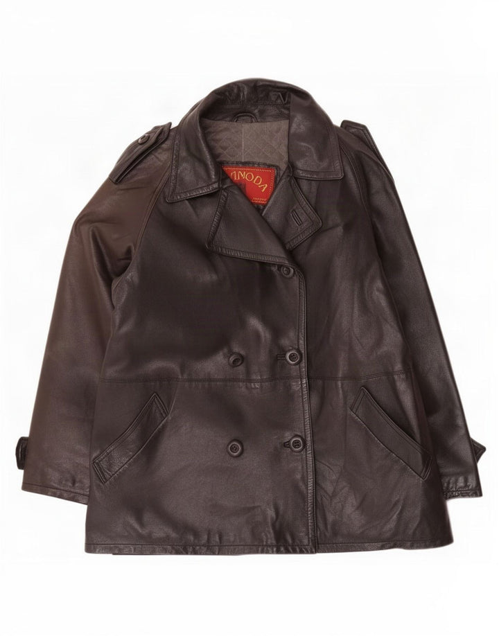 Jachetă militară supradimensionată pentru femei Vintage IT 42 Medium Black