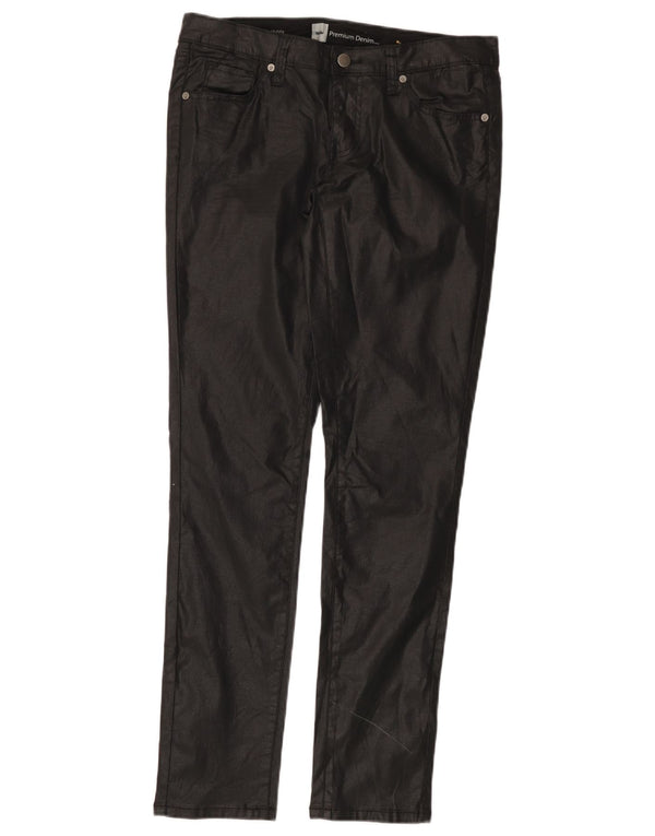 MOSSIMO Pantaloni skinny casual pentru femei US 6 Medium W30 L32 Bumbac negru