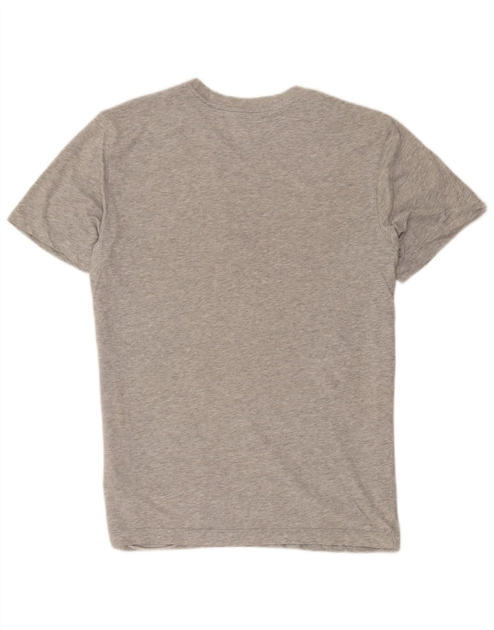 Tricou grafic Nike Dri Fit pentru bărbați Top din bumbac cu pete gri mediu