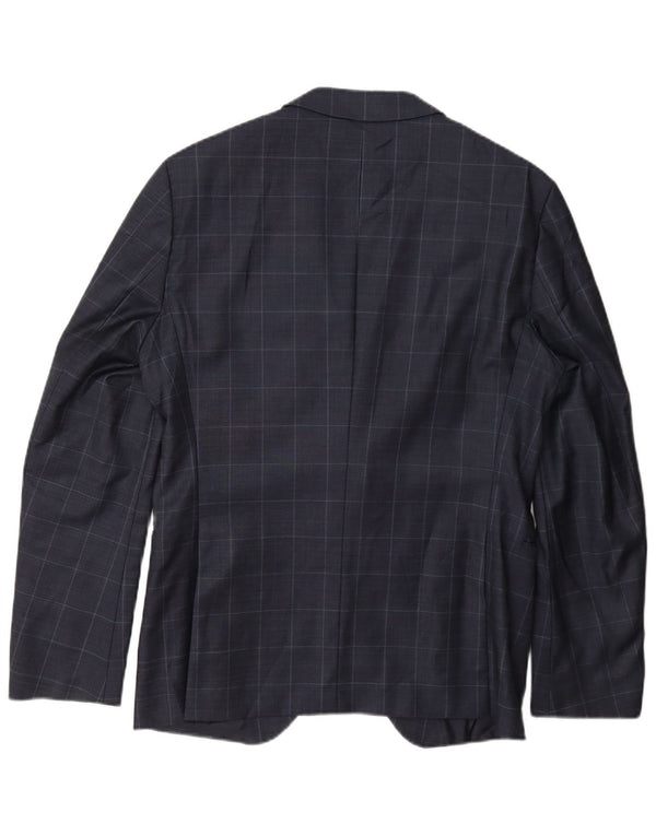 Jachetă blazer pentru bărbați Hugo Boss, cu 2 nasturi, UK 50, mare, albastru bleumarin