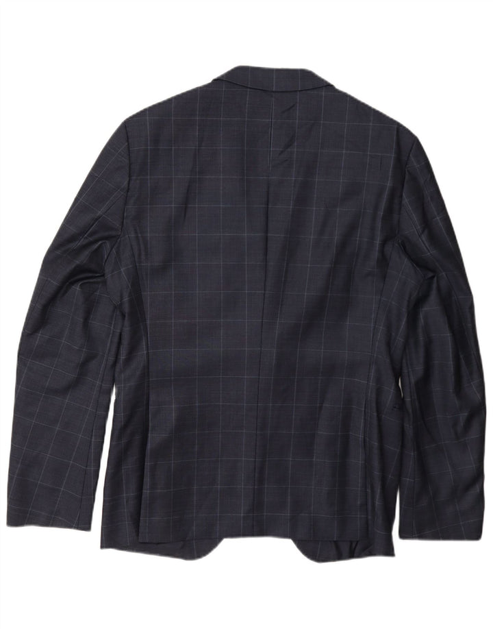 Jachetă blazer pentru bărbați Hugo Boss, cu 2 nasturi, UK 50, mare, albastru bleumarin