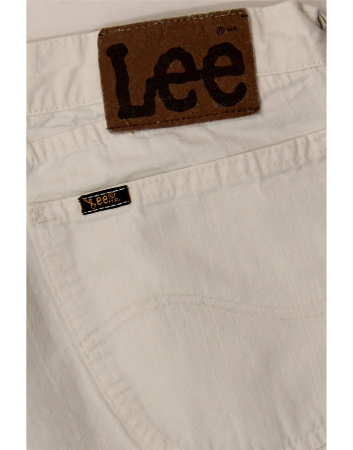 LEE Mens Casual Shorts W32 Medium White Vintage Lee and Second-Hand Lee from Messina Hembry 