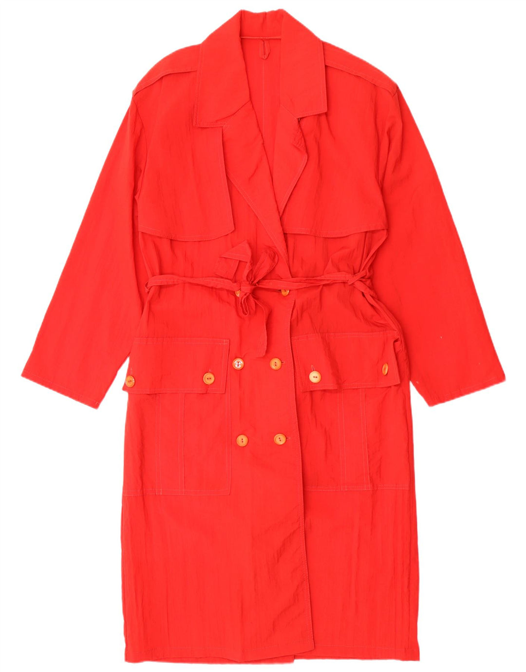 Trenci pentru femei vintage UK 14 Medium Red