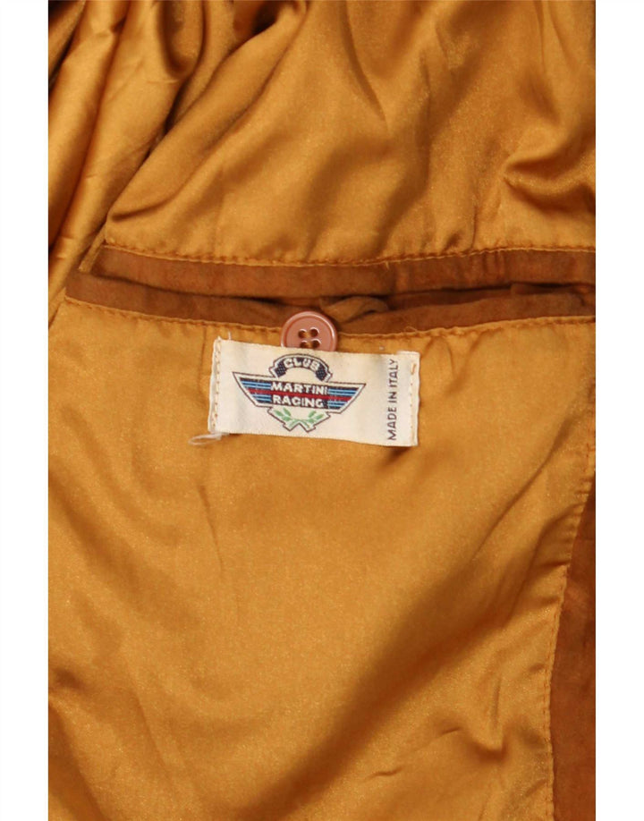 Bomber vintage pentru bărbați din piele intoarsa IT 48 Medium Beige Piele