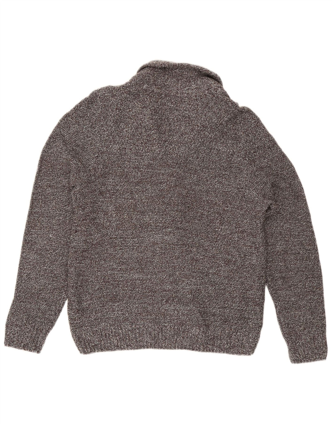 Pulover cardigan pentru bărbați Marks & Spencer, mare, gri cu pete acrilice