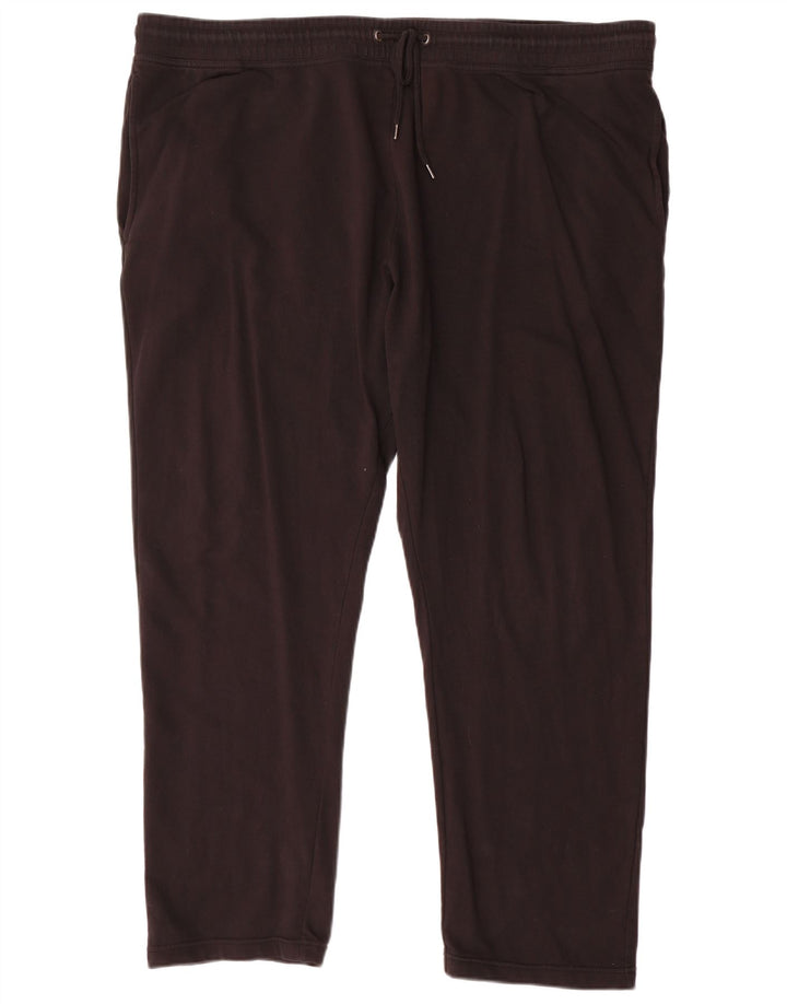 Pantaloni de trening obișnuiți pentru bărbați Marks & Spencer, bumbac negru 3XL