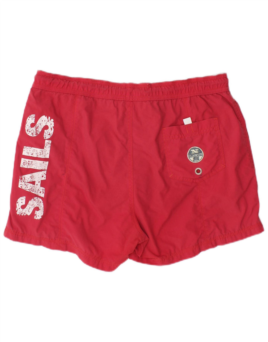 Pantaloni scurți de înot grafic North Sails pentru bărbați, poliamidă, roz mediu