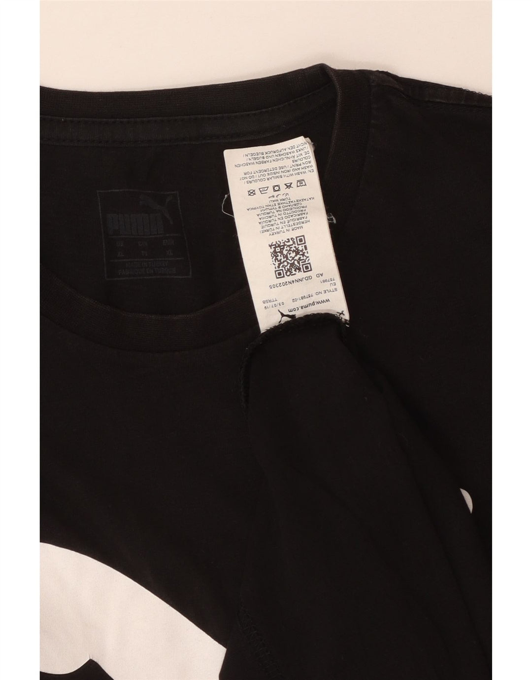 Tricou grafic PUMA pentru bărbați Top XL bumbac negru