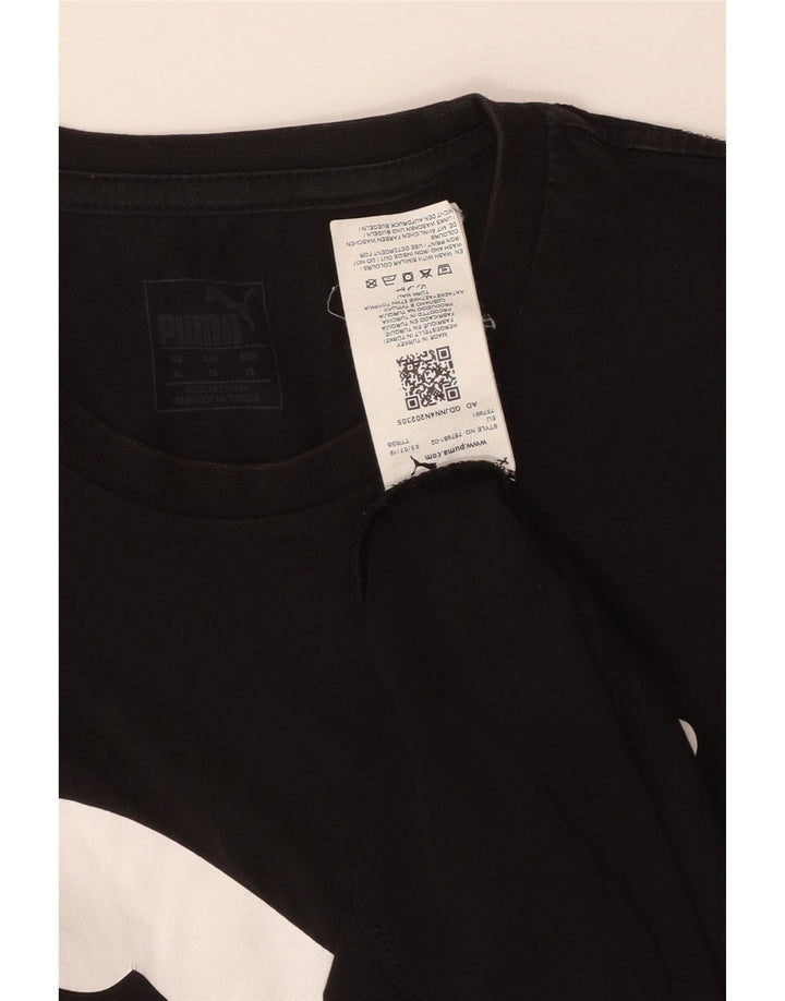 Tricou grafic PUMA pentru bărbați Top XL bumbac negru