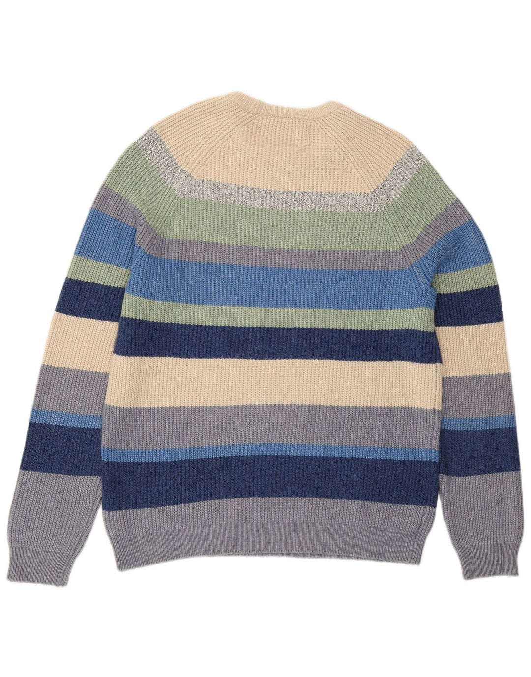 Pulover Marks & Spencer pentru bărbați, cu gât crew, cu dungi medii, multicolore