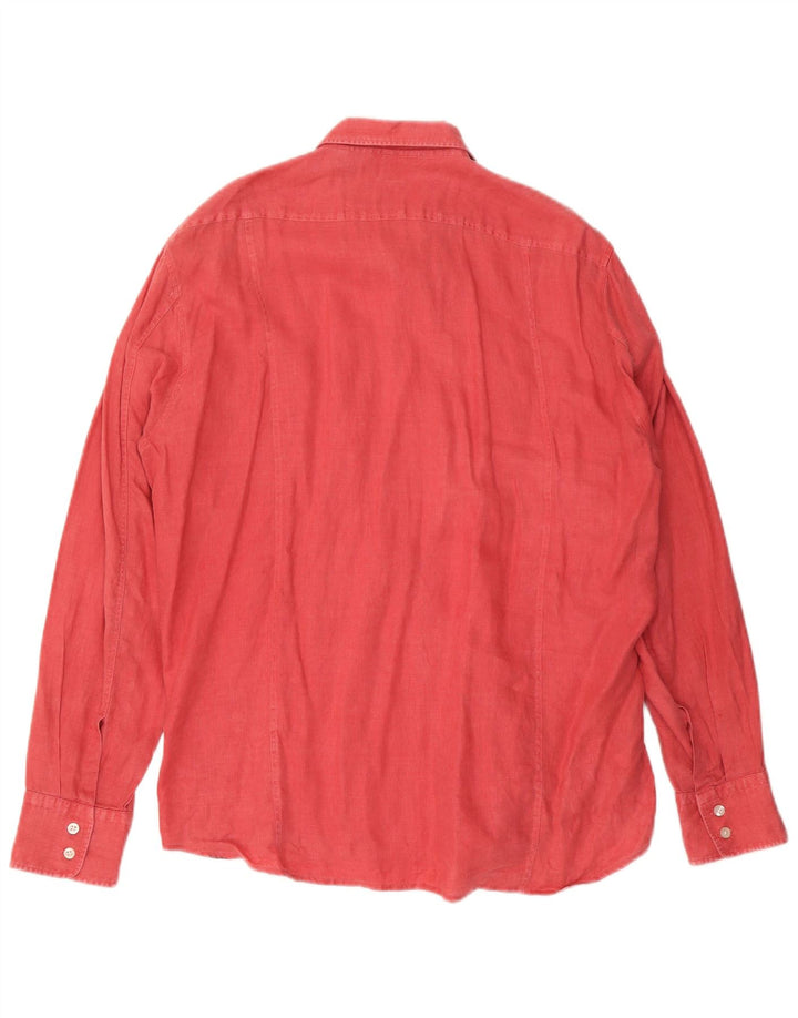 Cămașă pentru bărbați Hugo Boss Slim Fit XL, in roșu