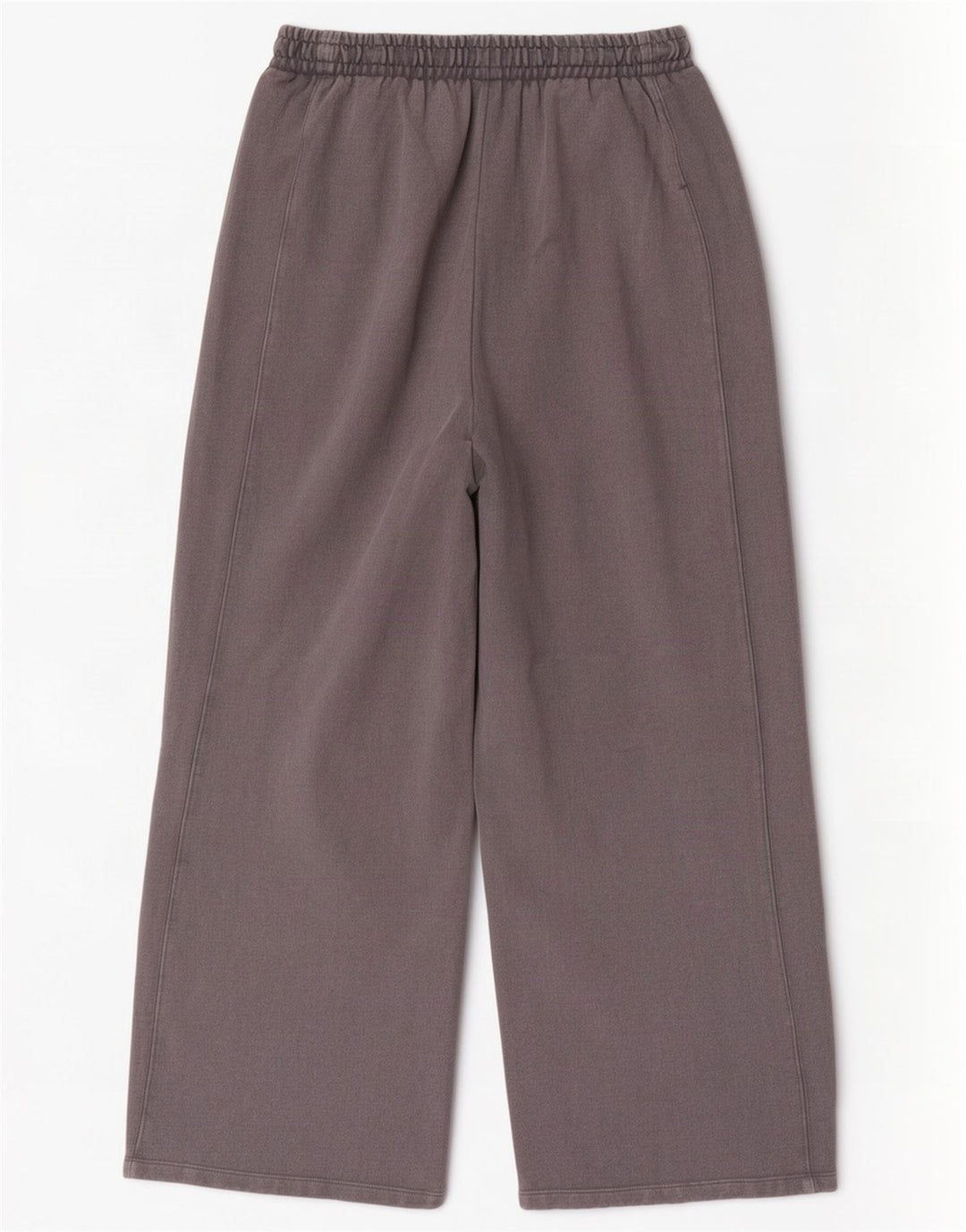 Pantaloni de trening pentru femei Zara, cu picioare largi, bumbac gri mare