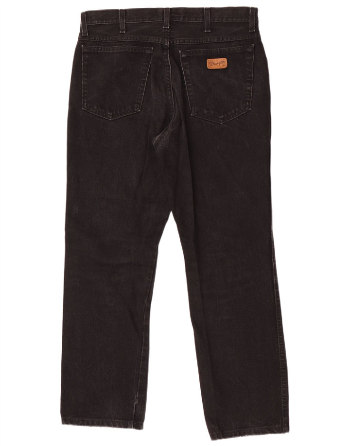 Blugi drepti pentru bărbați Wrangler W32 L29 negri