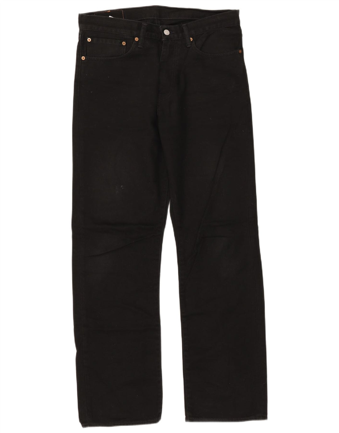 Blugi drepti pentru bărbați Levi's 751 W34 L32 bumbac negru