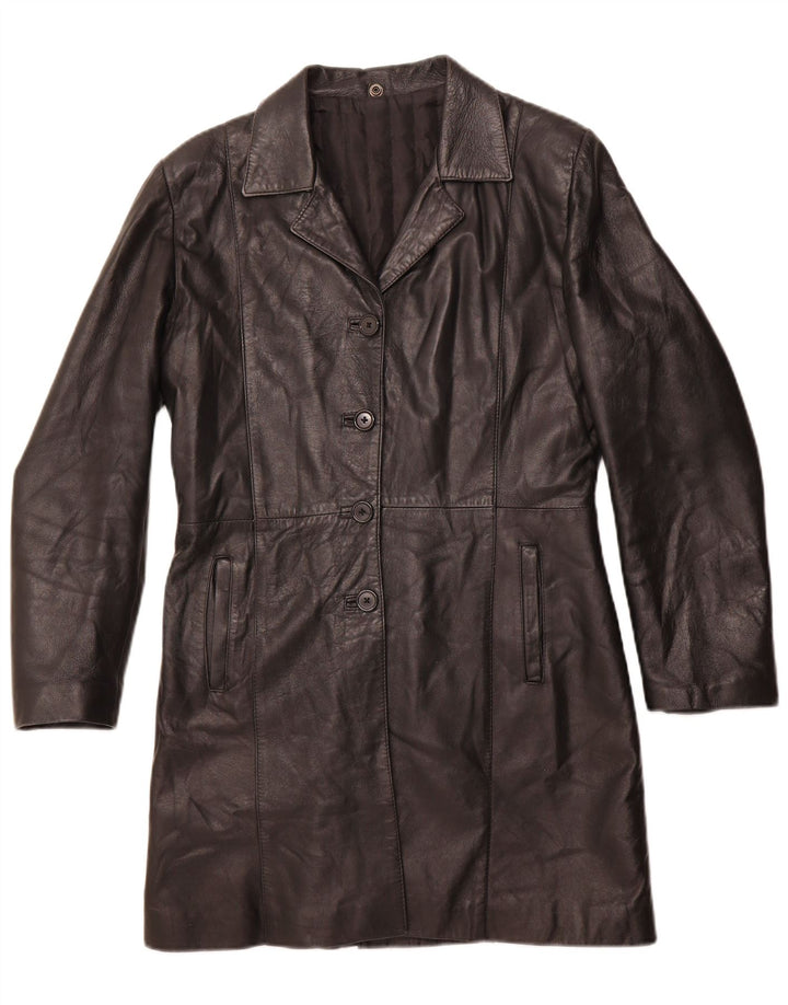 Palton din piele pentru femei VINTAGE IT 44 Medium Black