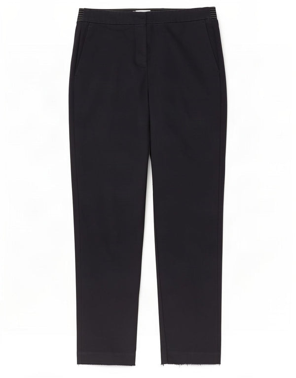 Pantaloni chino drepti pentru femei Zara Mediu L28 L27 Bleumarin