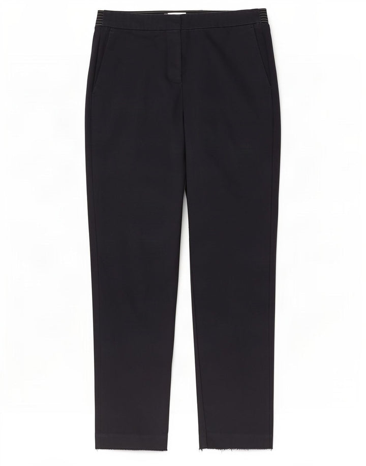 Pantaloni chino drepti pentru femei Zara Mediu L28 L27 Bleumarin