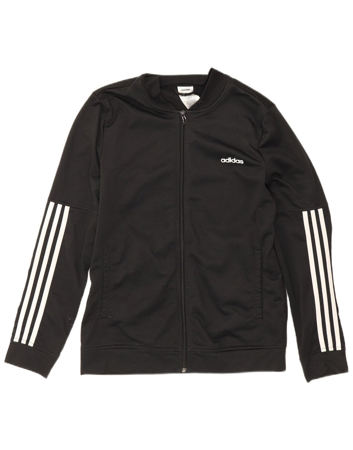 Jachetă de trening pentru femei Adidas UK 16/18 Poliester negru mare