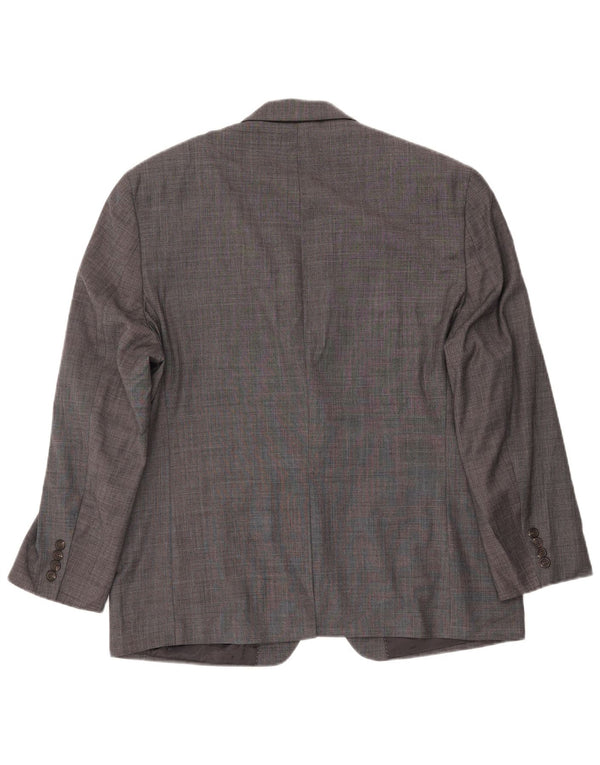 Jachetă pentru bărbați CHAPS cu 2 nasturi, UK 44 2XL Lână gri