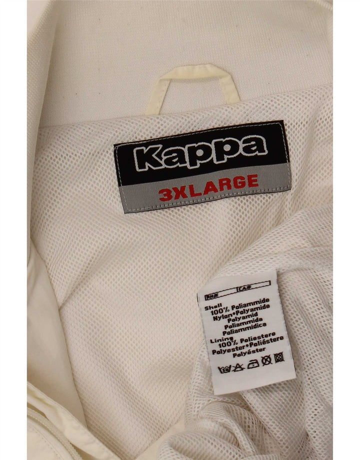 Bomber pentru bărbați Kappa UK 46 3XL Poliamidă albă
