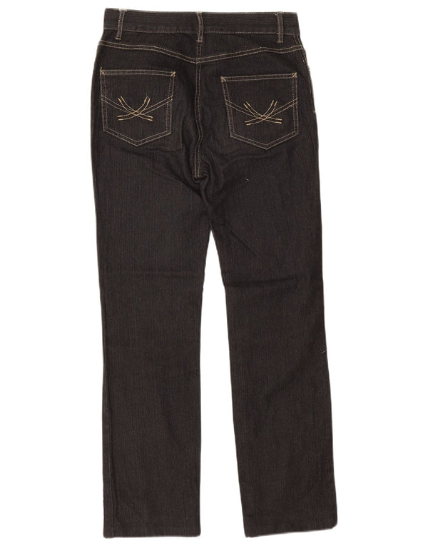 Blugi drepti pentru femei Marks & Spencer UK 8 Small W26 L27 Bumbac negru