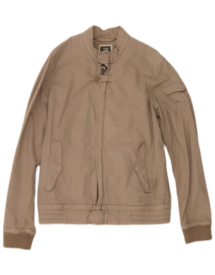 Bomber G-Star pentru bărbați UK 40, mare, bej, bumbac