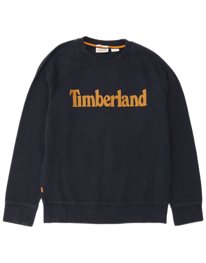 Pulover pentru bărbați Timberland Regular Fit Graphic Pulover Medium Bleumarin
