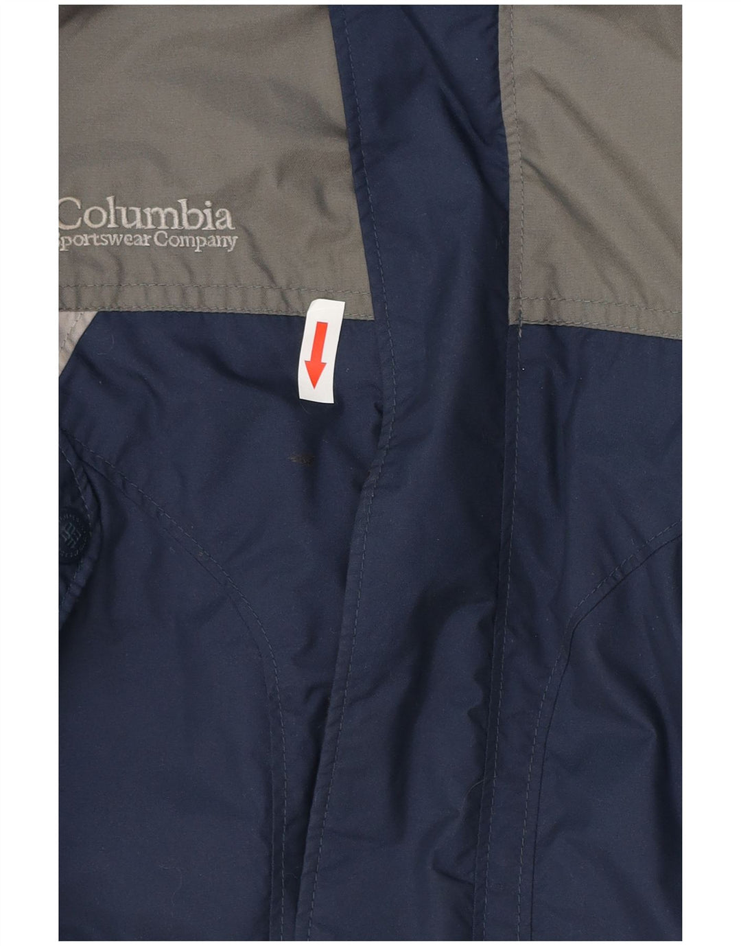 Jachetă Windbreaker pentru băieți Columbia 14-15 ani, albastru bleumarin, nailon color bloc