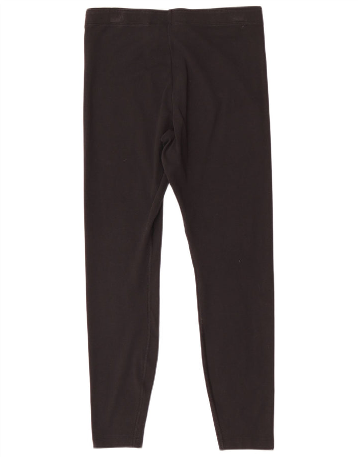 Leggings pentru femei Nike UK 14 mare, negru, bumbac