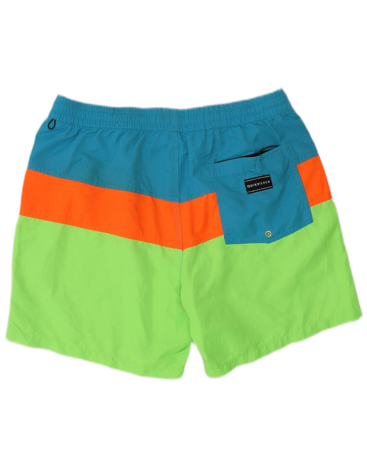 Pantaloni scurți de înot QUIKSILVER pentru bărbați, mari, multicolori, din poliester