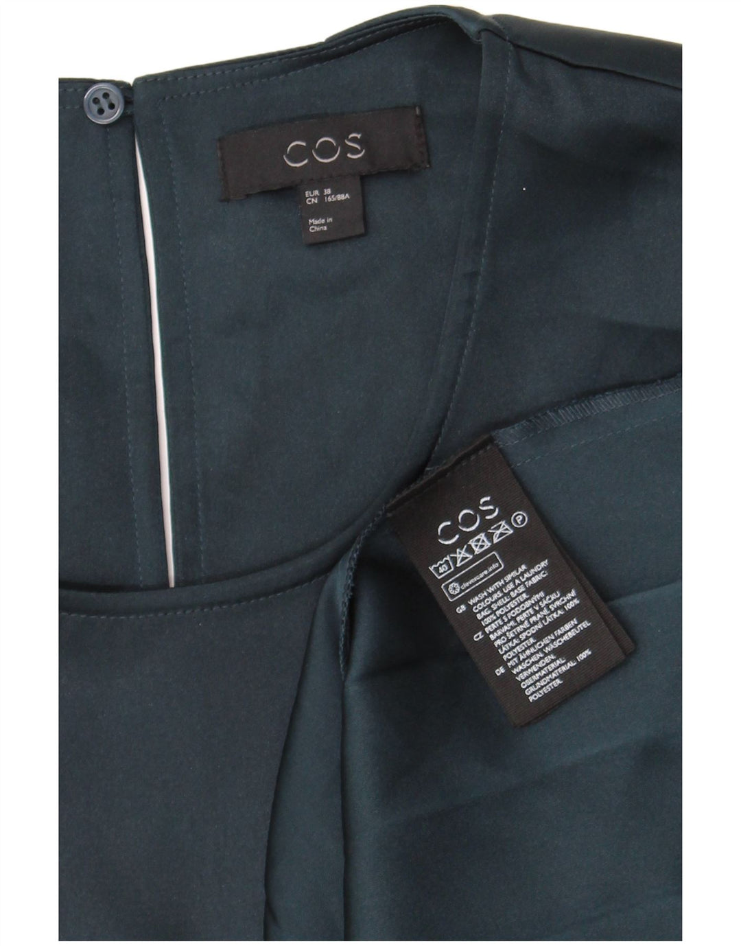 Cos Rochie Bubble fără mâneci pentru femei EU 38 Poliester verde mediu