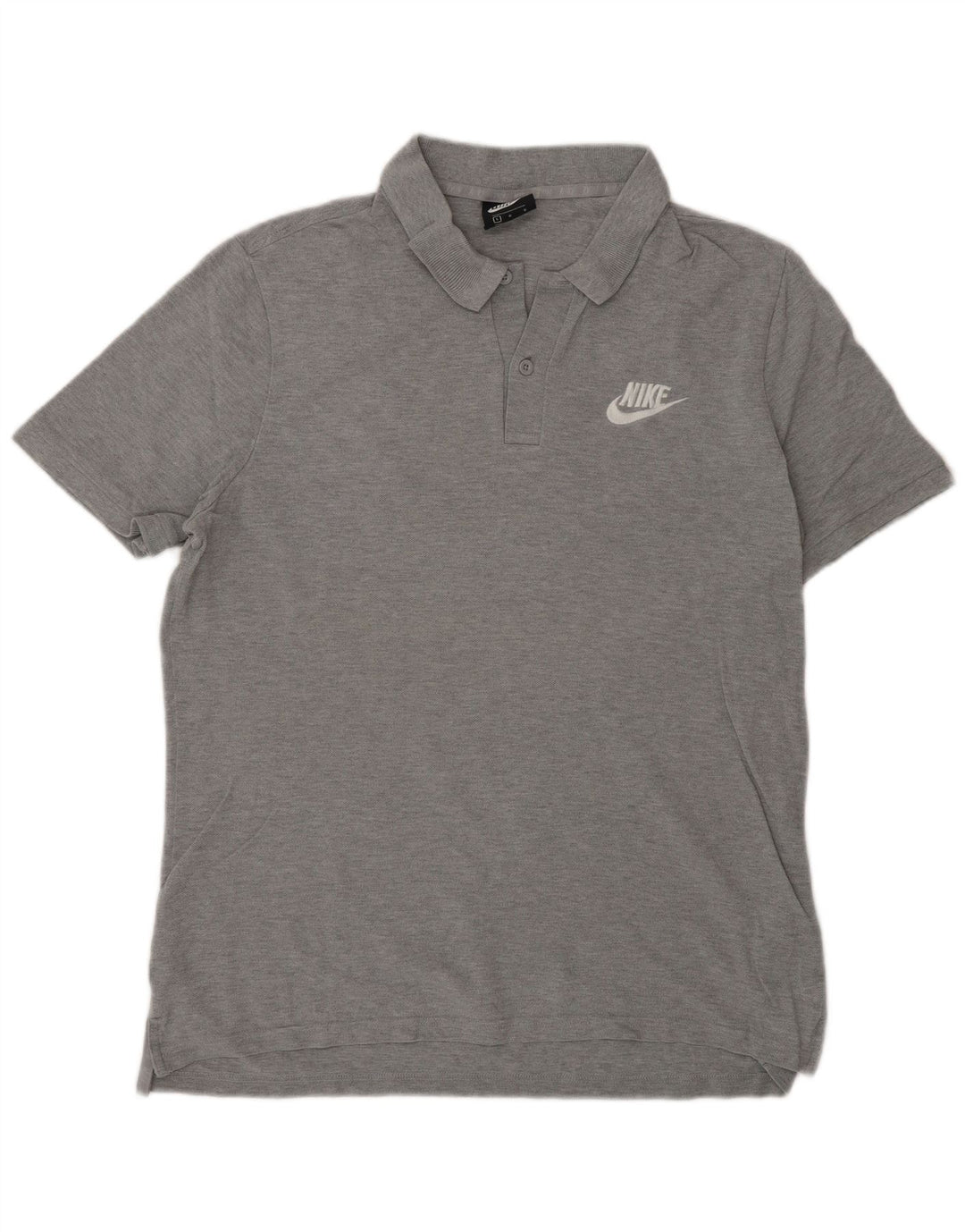 Tricou polo Nike pentru bărbați, mare, gri bumbac cu pete