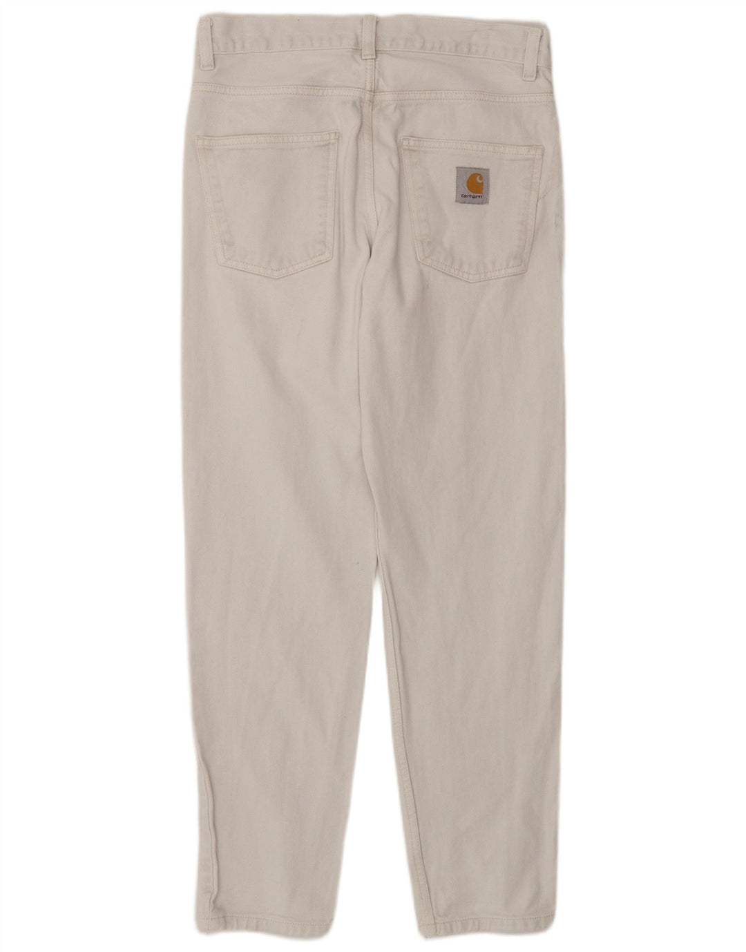 Blugi Carhartt Slim pentru bărbați W28 L28 Bumbac alb