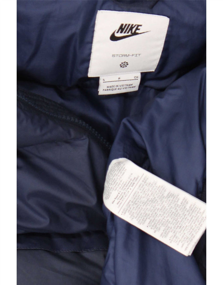 Jachetă căptușită cu glugă pentru bărbați Nike Storm-Fit UK 36 Poliester bleumarin mic