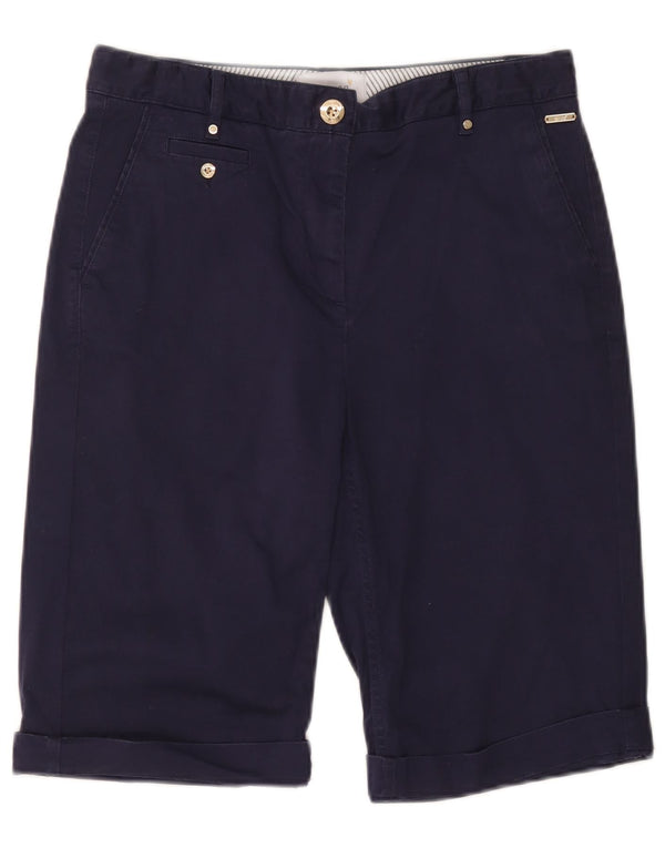 Pantaloni scurti chino pentru femei Marks & Spencer UK 10 Small W30 Bumbac bleumarin
